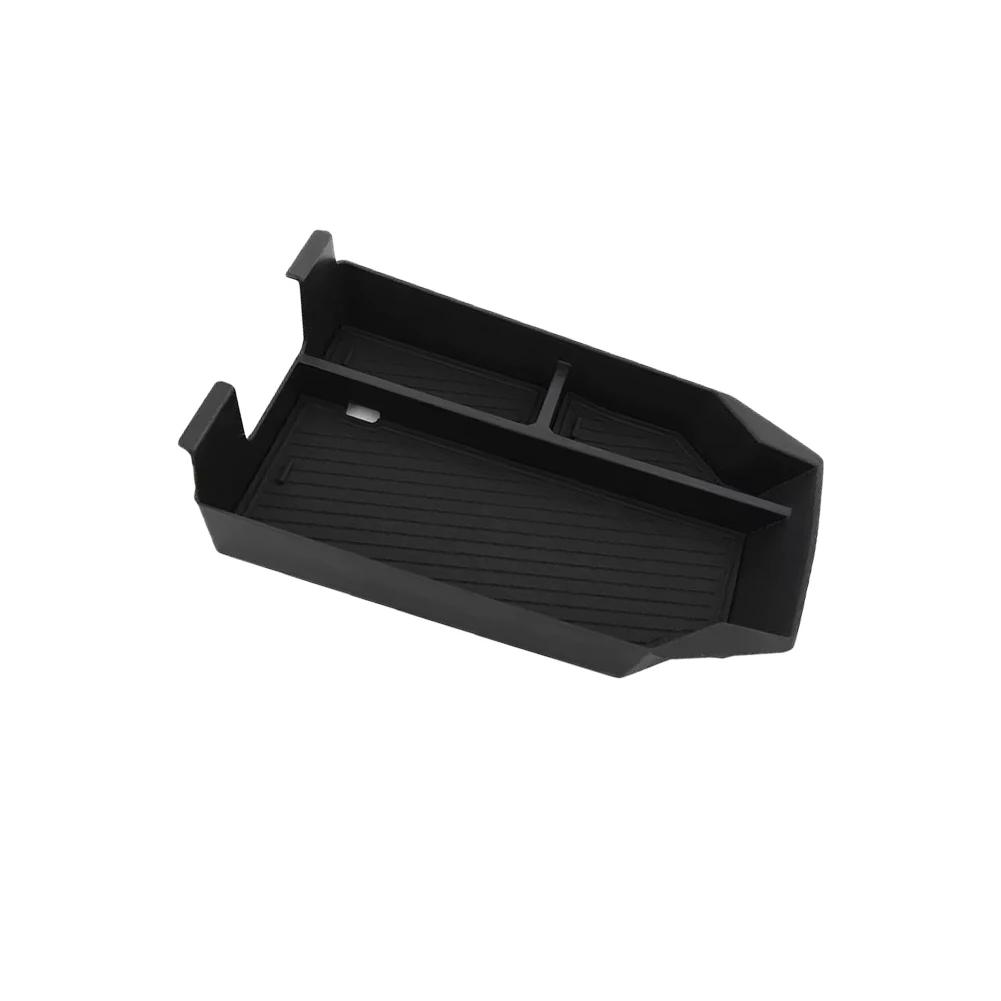 For 2025 2026 BMW X3 G45 Accessories Flannel ABS Storage Box Behind the Screen Car Armrest Box Storage Box