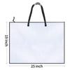 Art Bag 19 x 25 Inch Art Storage Bag with Handle and Zipper Portable Clear Artwork Organizer for Travel Camping Photograph