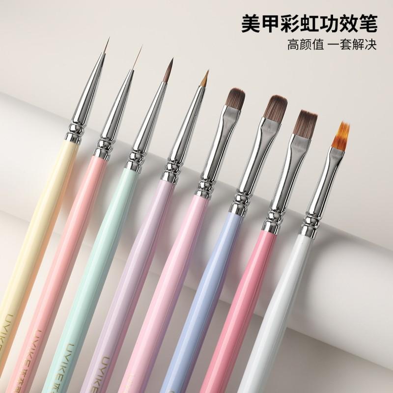 Nail Art Detail Brushes Set Precision Design Manicure Tools Beginners Pros