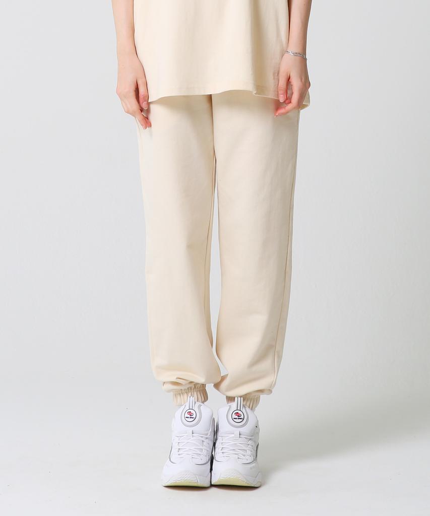 MOZMOZ Color Chip Jogger Mini Terry Training Pants Cream