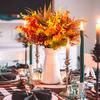9pcs Artificial Autumn Simulation Flowers Autumn Plants Outdoor Flowers Thanksgiving Autumn Halloween Decoration Home Decoration