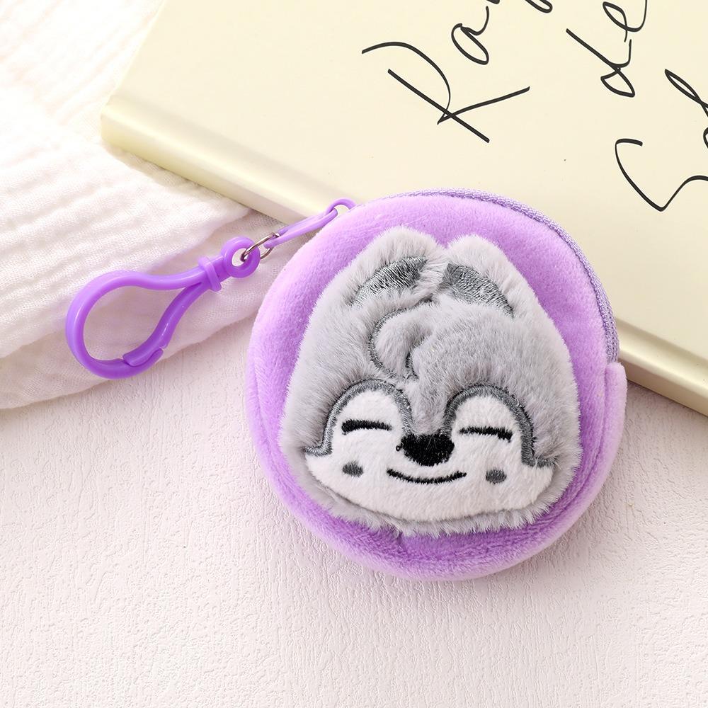 Stray Kids Headphone Bag, Skzoo Cute Cartoon Animal Plush Coin Wallet, Hanging Accessories, Key Storage Card Bag.