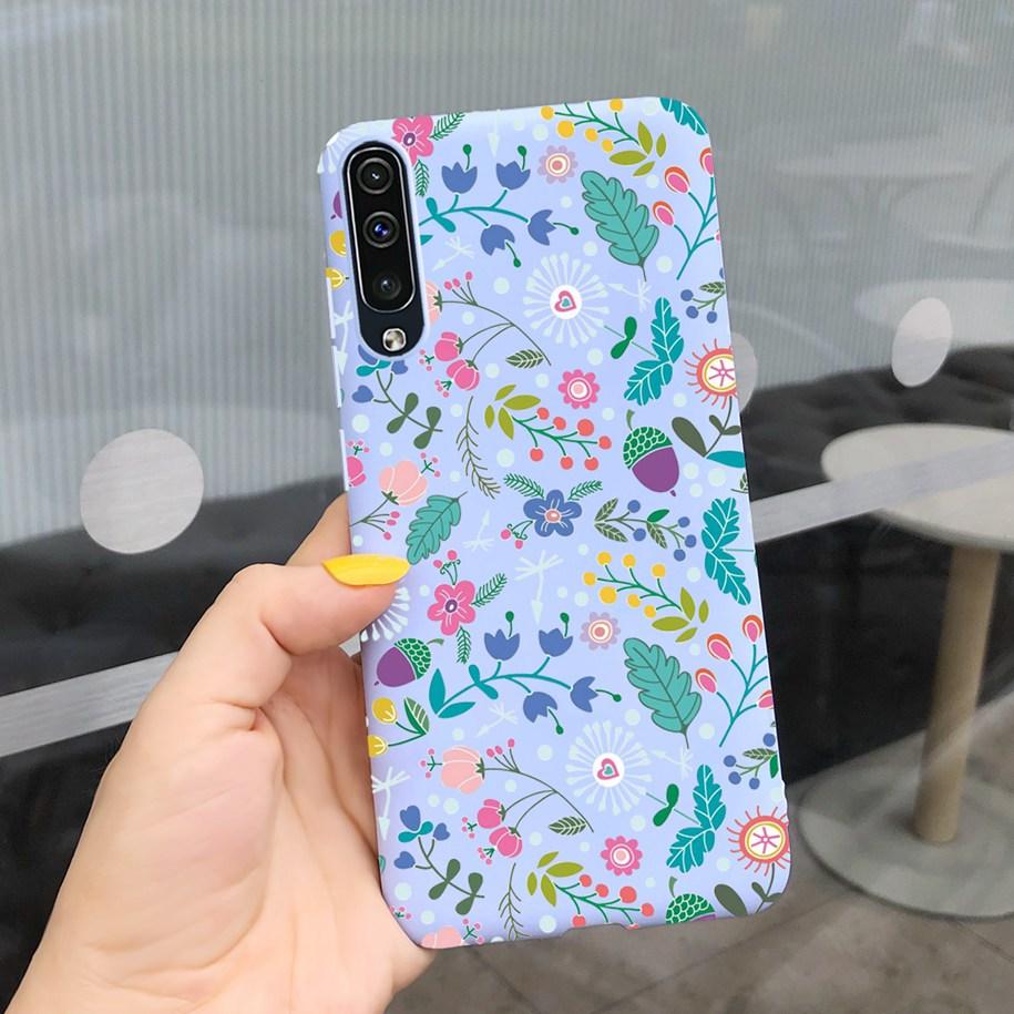 For Samsung Galaxy A70 Case Soft Rubber Tpu Phone Case Purple Lavender Cover For Samsung A70 2019 Case A 70 Back Cover A70s Case