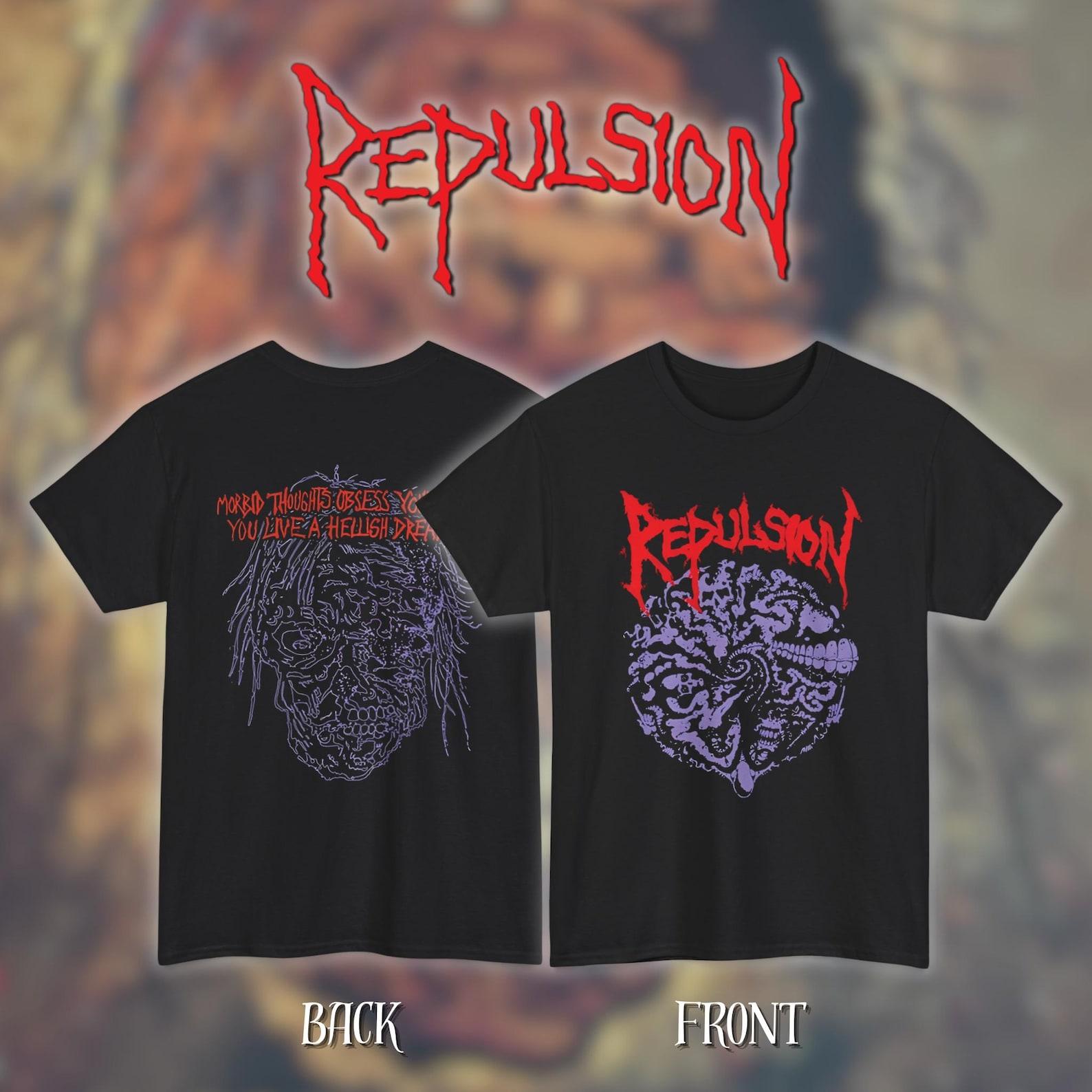 Repulsion - Horrified | Gildan Heavy Cotton Tee | Size- S, M, L, XL, 2-3 XL M