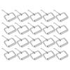 20Pcs Belt Buckles Bright Color Glossy Surface Sturdy Durable Fadeless Wide Application Metal Buckle4mm
