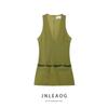 Jnleaog Autumn New Women's Clothing Fashion Style Stylish Fashion with Belt Short Dress