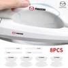 8 peças Adesivos Protetores Transparentes para Maçaneta de Porta de Carro Película de Proteção Para Mazda MX-5 2 5 3 6 CX-8 CX-3 BK CX-5 CX30 MS RX-8