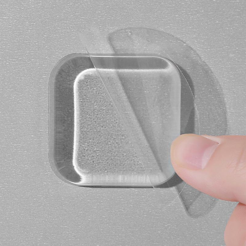 6pcs Silicone Door Stopper Stickers Handle Bumpers Adhesive Mute Anti-Shock Protect Pad Transparent Waterproof Door Stopper Pad
