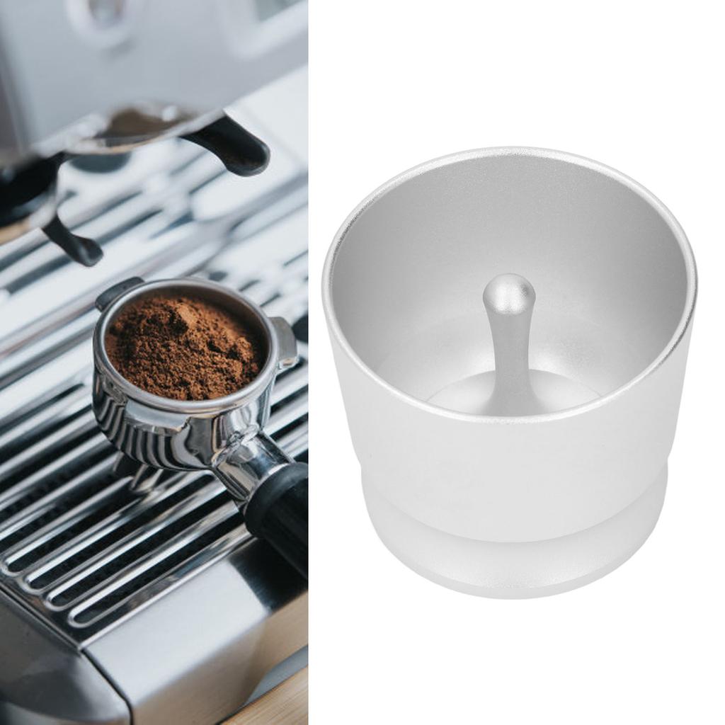 Coffee Powder Picker Aluminum Alloy Ergonomic Coffee Powder Receiver for 51mm 53mm 58mm Portafilter
