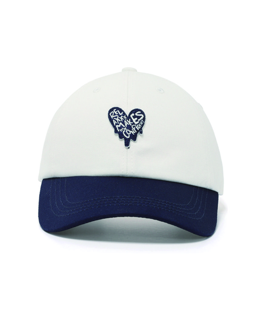 RXMC Melting Heart Two-Tone Ball Cap_White