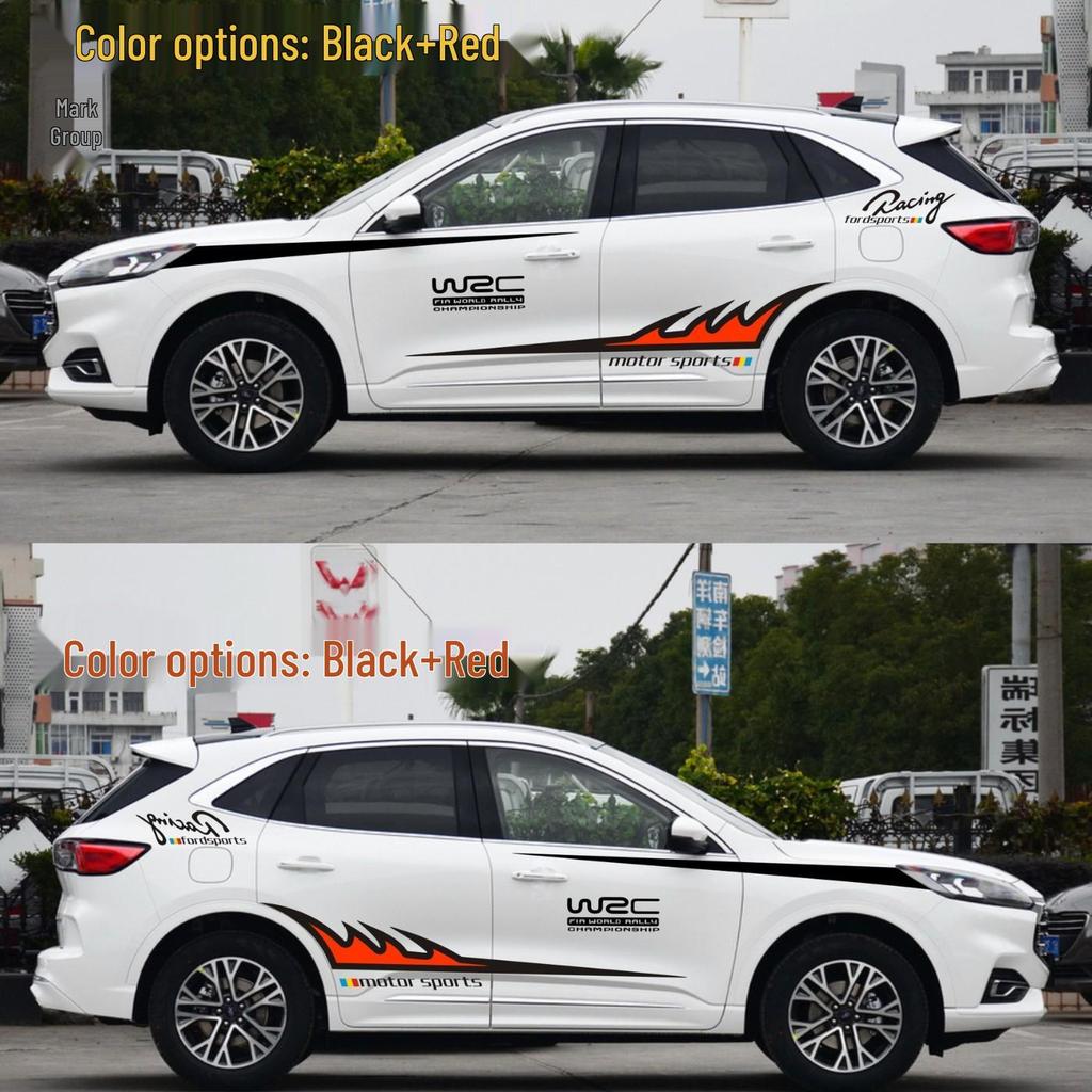 Ford Escape Body Decals: Waistline Color Strips & Territory Pinstripe Stickers