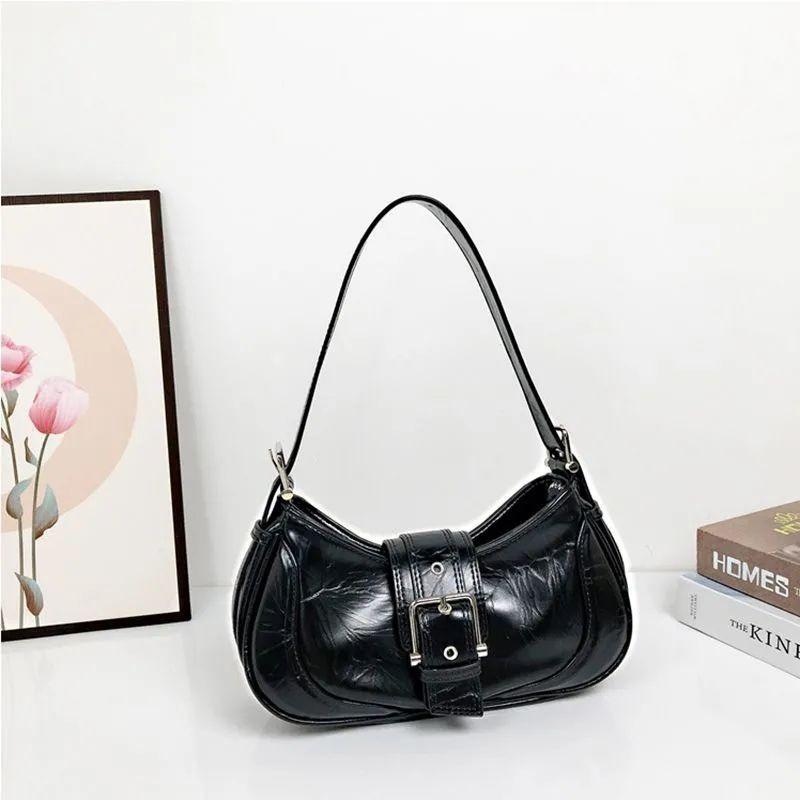 Summer Retro Hot Girl Underarm Bag Niche Single-shoulder Crossbody Bag Fashionable Motorcycle Bag