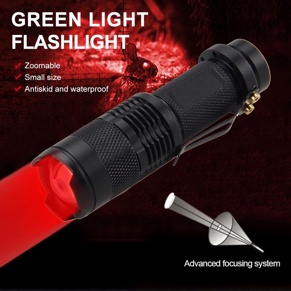 Bright Aluminum Alloy LED Zoom Mini Flashlight - Outdoor Strong Light SK68