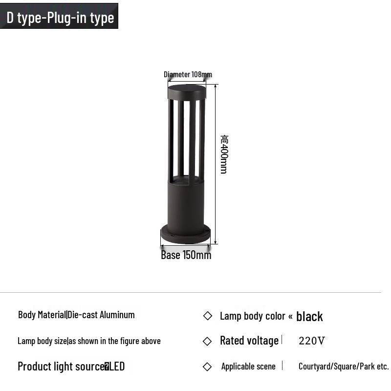 Waterproof Solar Landscape Lights for Outdoor Gardens and Lawns