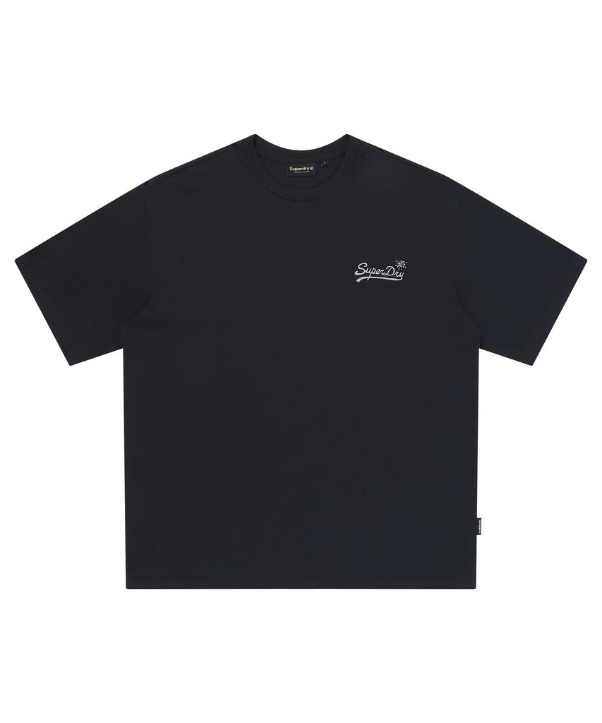 Syupeodeulai Blur Graphic T-Shirt Dark Navy Sduiscq52Dny