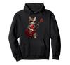 Rock Cat with Guitar and Sunglasses Cat Music Cat Electric Guitar Rock Cats Hoodie