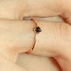 UNI.J Spinel Simple Rose Gold Ring Ir262