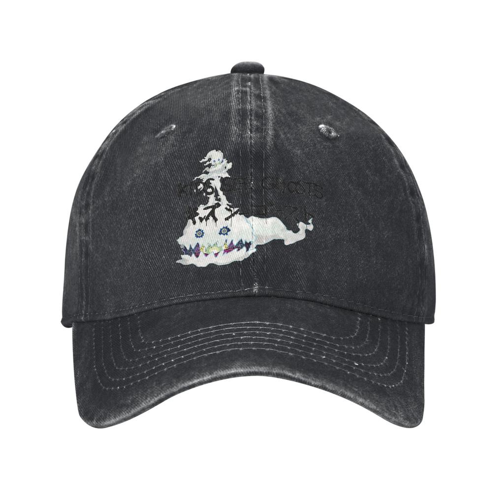Kanye West Baseball Cap Casual Distressed Washed Kids See Ghosts Snapback Hat Men Outdoor Activities Unstructured Soft Hats Cap