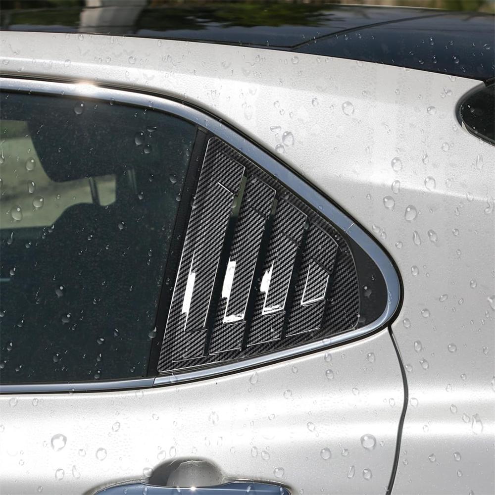 For Toyota Camry 2018-2024 Carbon Fiber Look Vent Window Scoop Louver Cover Trim