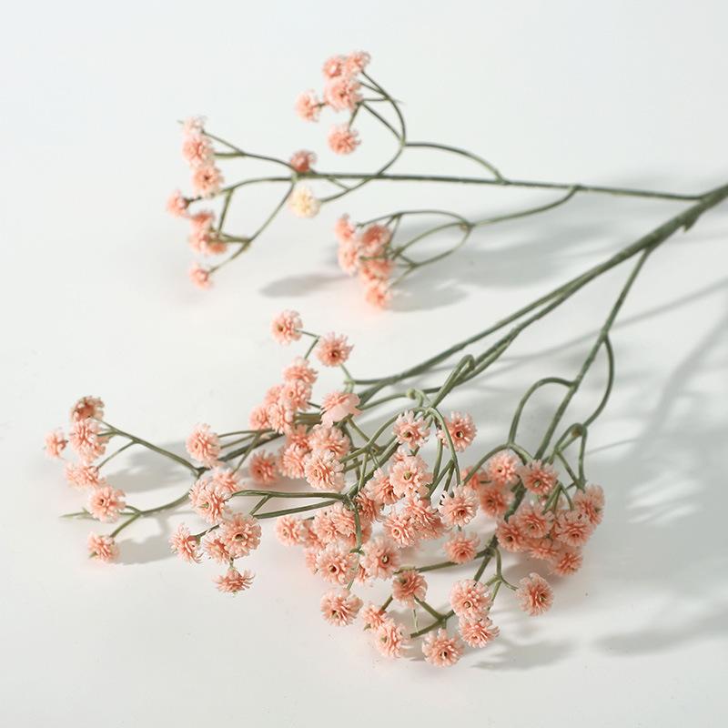 

Мягкий клей Звезда Имитация Цветка Свадьба Дом Гостиная Украшения Искусственные Цветы 60cm темно-розовый