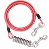 3/6/9/15M Dog Tie Out Cable Dog Runner for Yard Steel Wire Dog Leash with Durable Superior Spring Large Dog Running In Outdoor