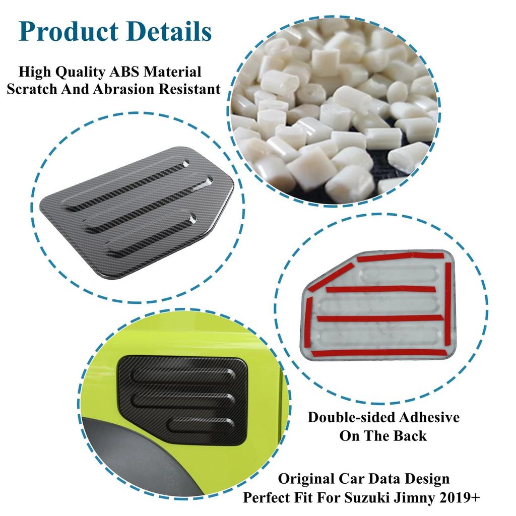 Car Fuel Filler Tank Cover Oil Fuel Tank Cap Decoration for Suzuki Jimny JB64 JB74    2022 2023 Exterior Accessories