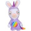 RABBITS CRETINS Soft Toy Unicorn Rabbit Sound Purple - 18 Cm