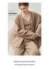 Women's Cashmere Blend Open Front Knit Cardigan: V-neck, Loose Shawl Style for Autumn/Winter
