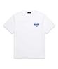 Baligeiteu B-Gate Small Logo Oversized Short Sleeve T-Shirt (Bs023) White/Blue