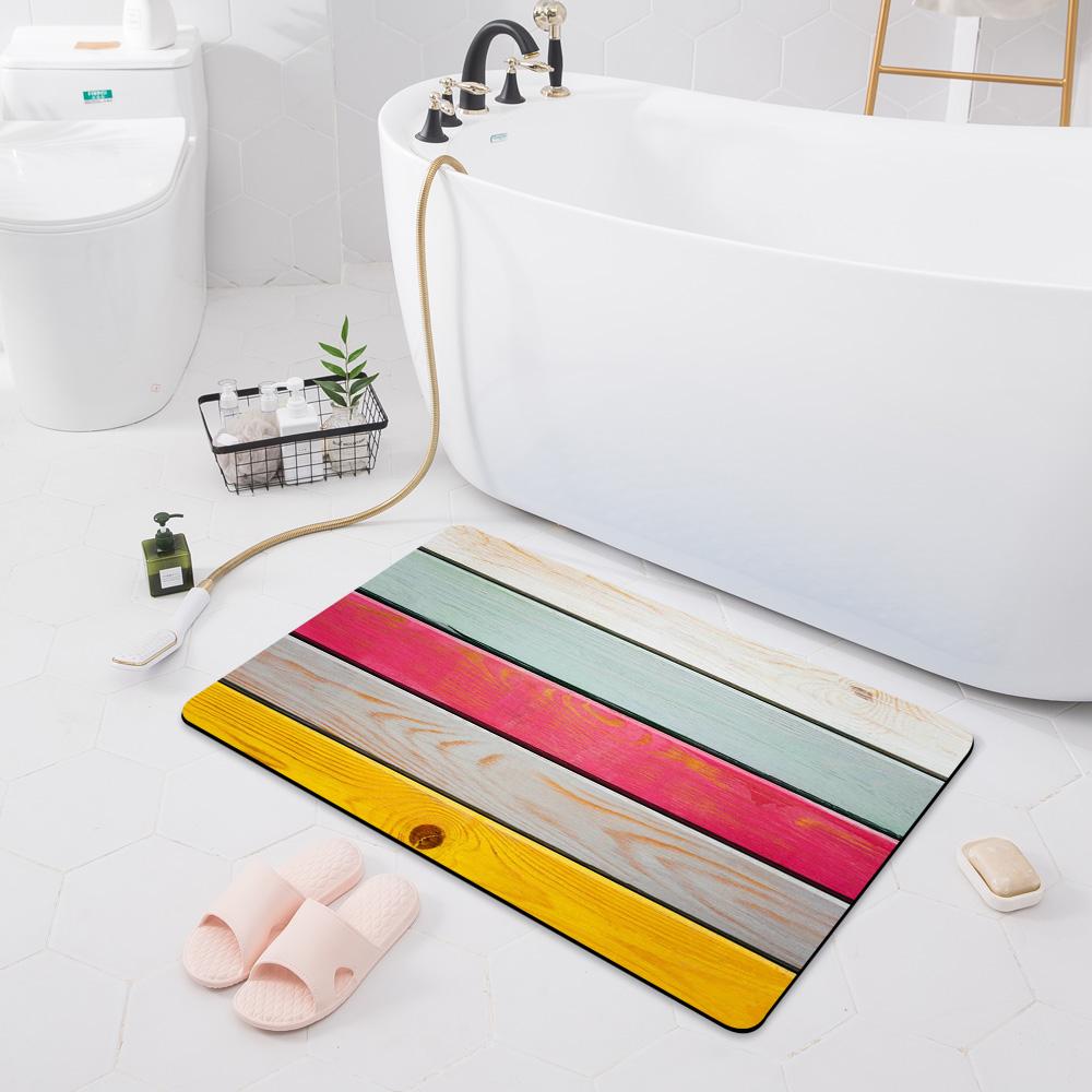 Modern Non-slip Absorbent Mat Decoration Bedroom Door Mat Kitchen Floor Mat Bathroom Shower Rug