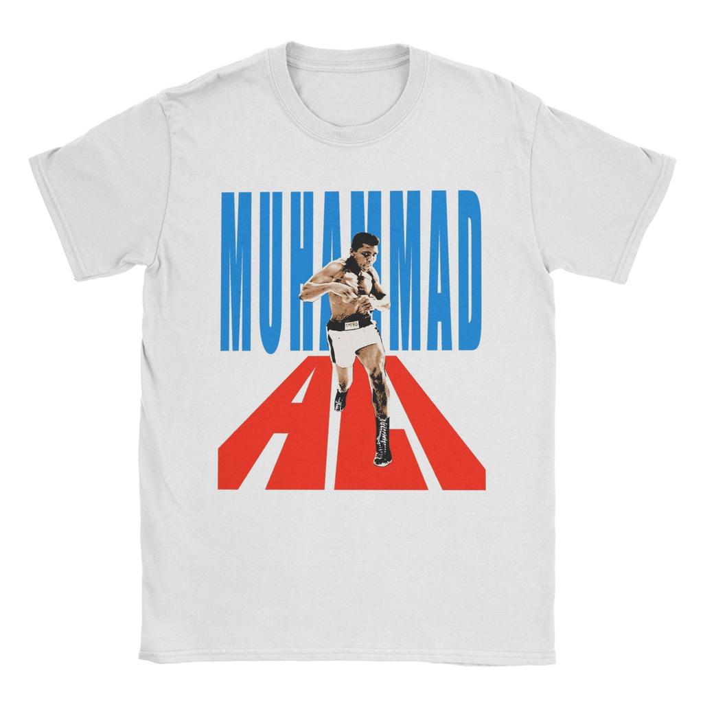 Muhammad Ali Baumwoll-T-Shirt Für Unisex Sommer Ästhetische T-Shirts O-Ausschnitt Freizeit-T-Shirt Oversized Dropshipping Oberteile