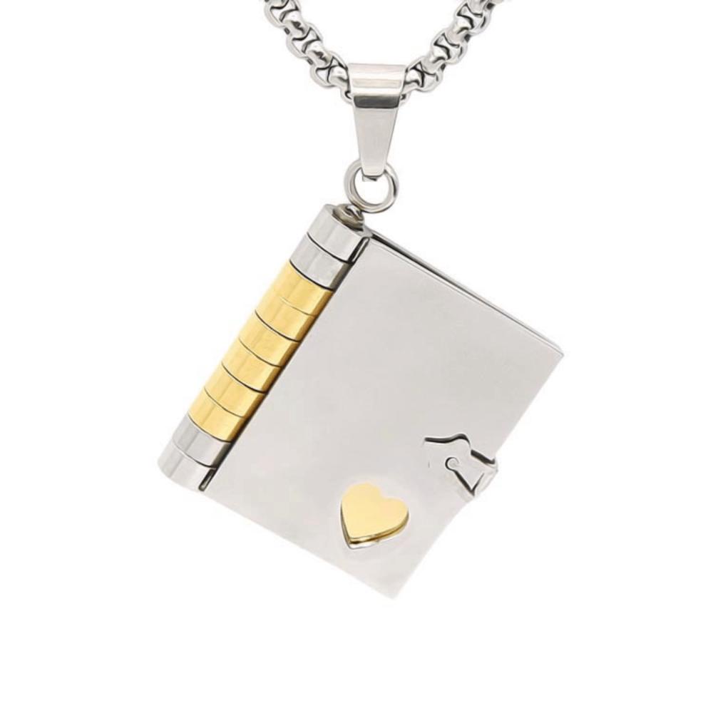 European and American Men's and Women's Pendants with Letters on The Back