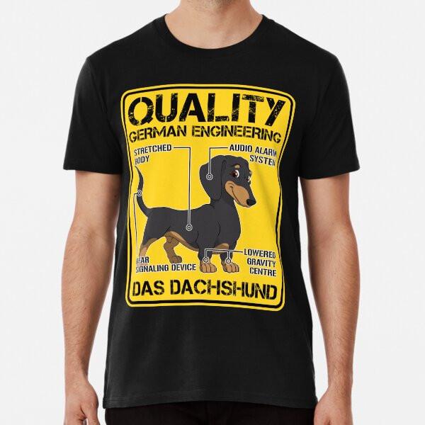 

Quality German Engineering - Dachshund Dog hT-Shirt S-5XL Best T-Shirt L