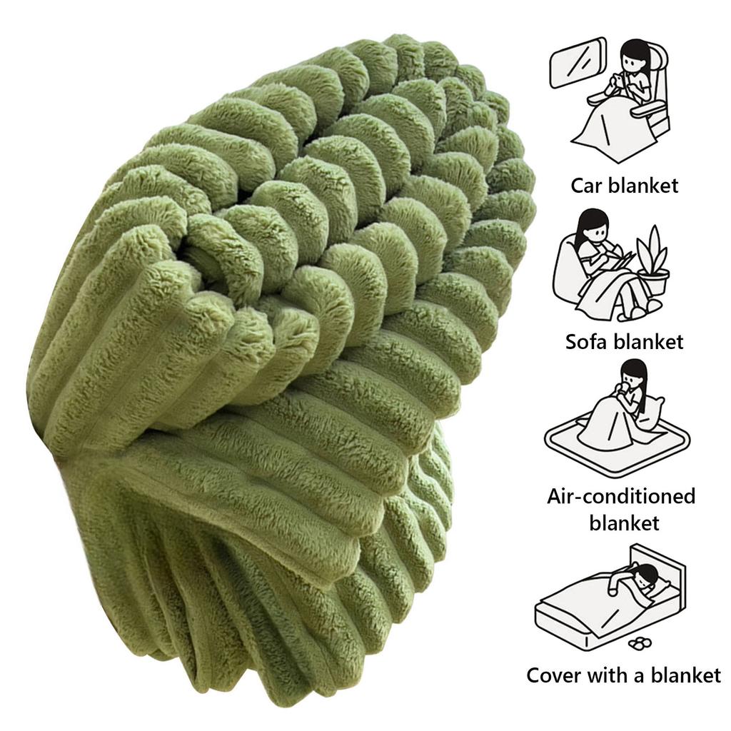 Reversible Faux Rabbit Fur Throw Blanket for Couch 60x40 Inches Fluffy Faux Fur Throw Blanket for Bed Sofa Chair Home Decor