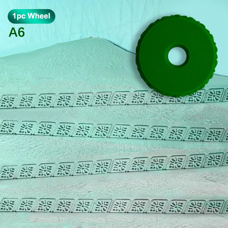 Clay Stamp Roller Ceramic Texture Wheel Geometric Flower Patterns Diy Clay Tools Body Painting Stamps Durable Art Decor