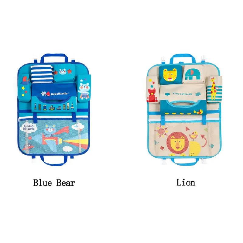 New 1PC Cartoon Car Seat Back Storage Hang Bag Organizer Product Stowing Tidying Bag