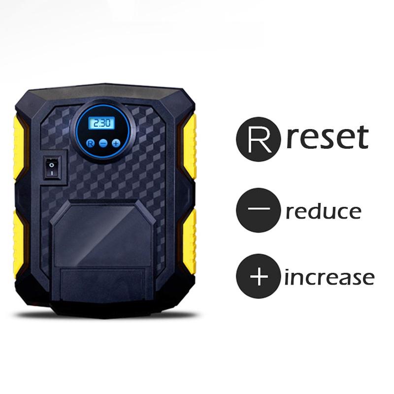 Digitaler Reifenfüller DC 12 Volt Auto Tragbarer Luftkompressor Pumpe 150 PSI Auto-Luftkompressor für Auto Fahrräder Motorräder