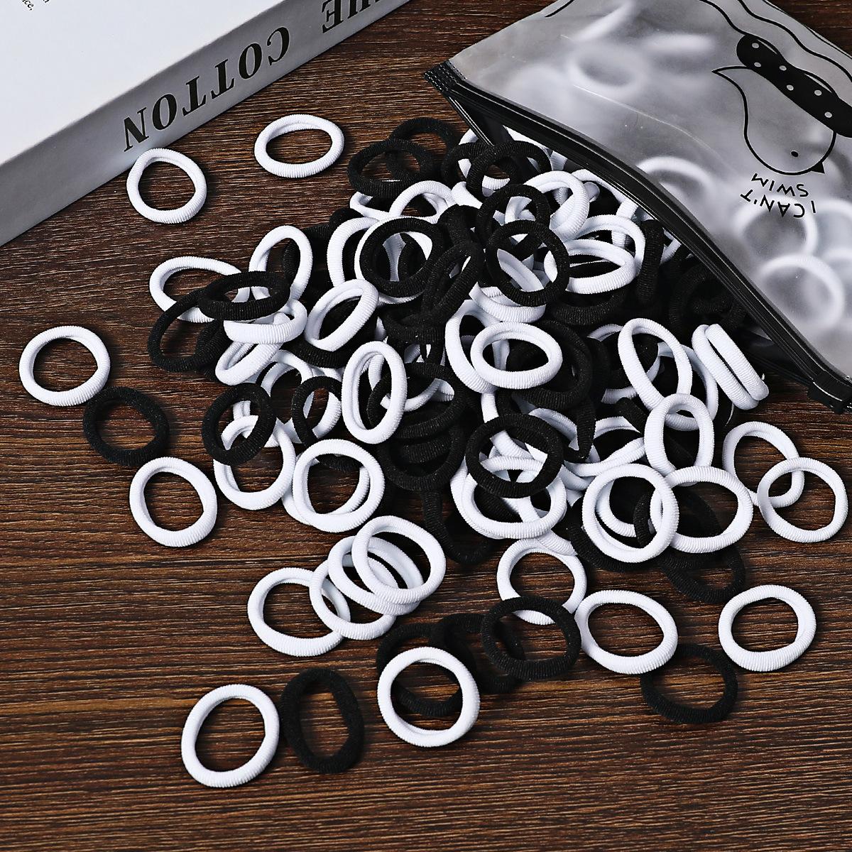 

50/100 шт. Резинки для волос для детей Разноцветные нейлоновые резинки-скранчи Резинки для волос Резинка Детские Эластичные резинки для волос Аксессуары для волос для девочек 50pcs