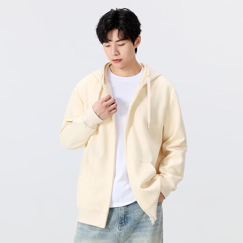 MINISO Heavyweight Hooded Zip-Up Cardigan Sweatshirt