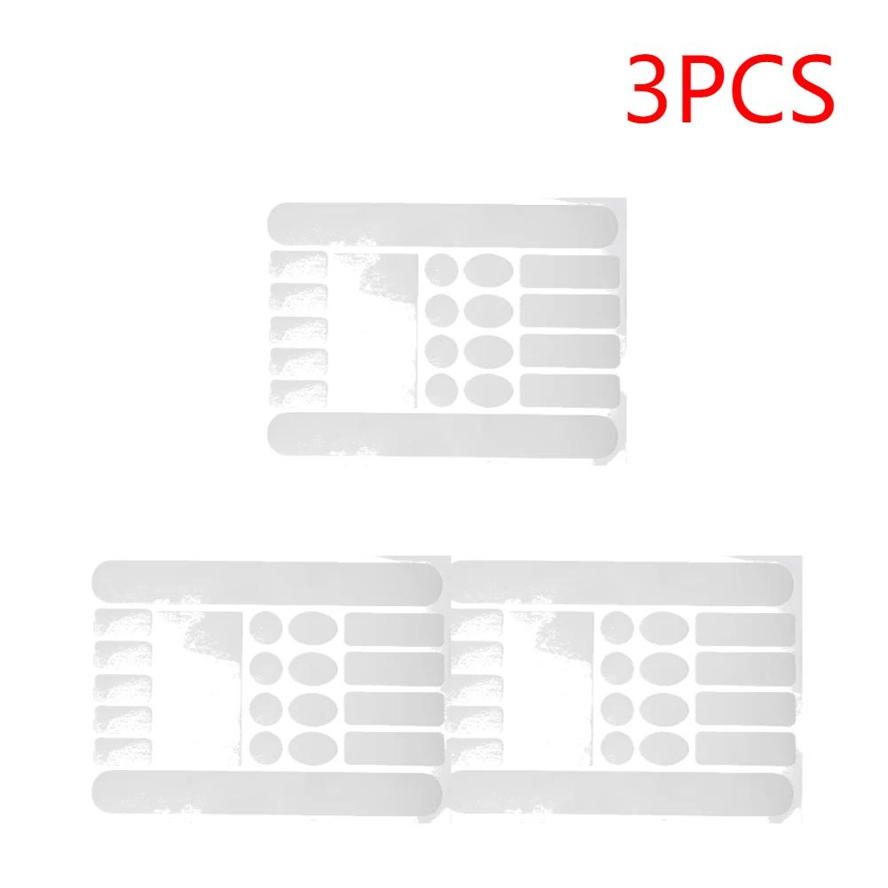 3/2/1pc Bicycle Protective Sticker Scratch Resistant Mountain Bike Frame Front Fork Protective Film Chain Frame Safety Protector