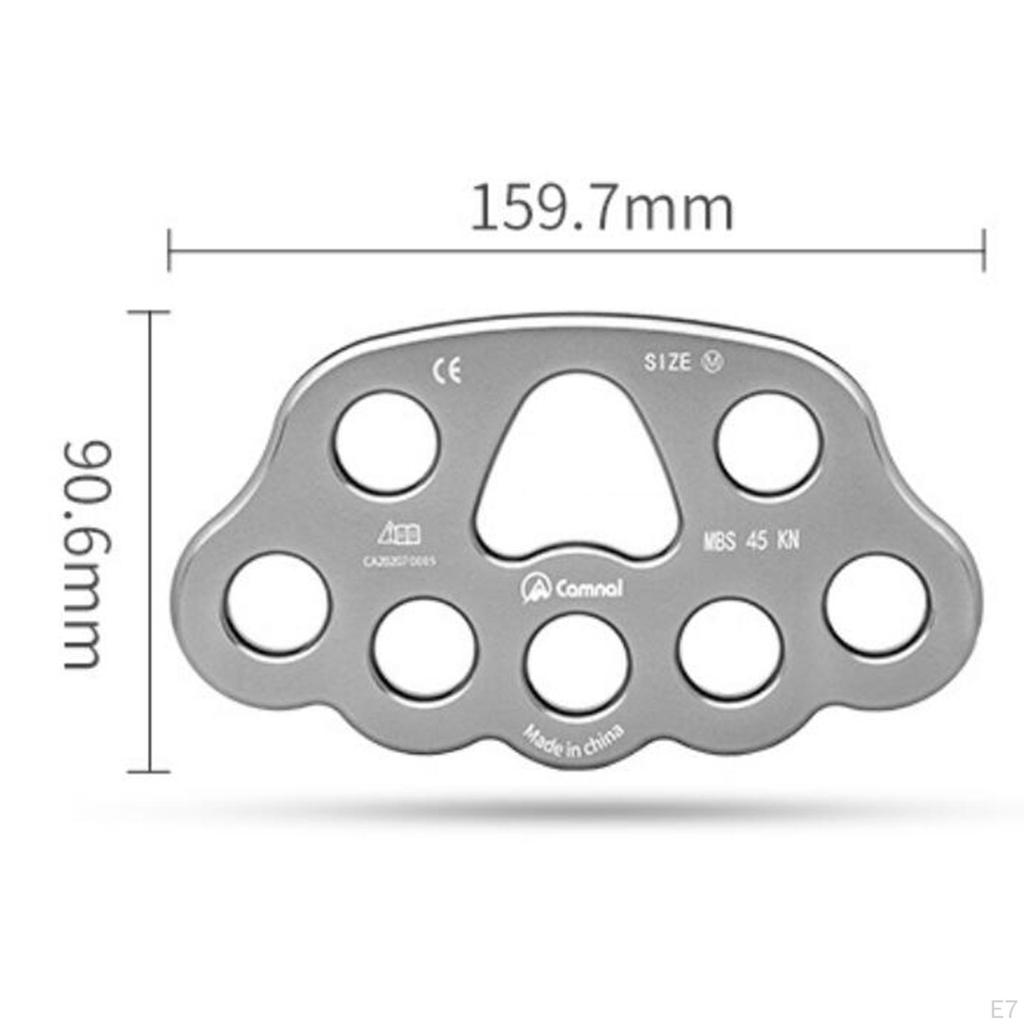 8-Hole Rigging Plate for Climbing Adventures