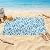 Heart Love Beach Towel Quick-Dry Soft Microfiber Comfortable Lightweight Perfect for Traveling Yoga Camping and Swimming