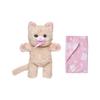TAKARA TOMY Cuddle Neln Fluffy Kitten Neln Body (with Pacifier) (1) Blanket (1) Instruction Manual (1)