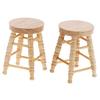 1Pc 1/12 Dollhouse Miniature Wooden Stool Chair Furniture Accessories Decoration