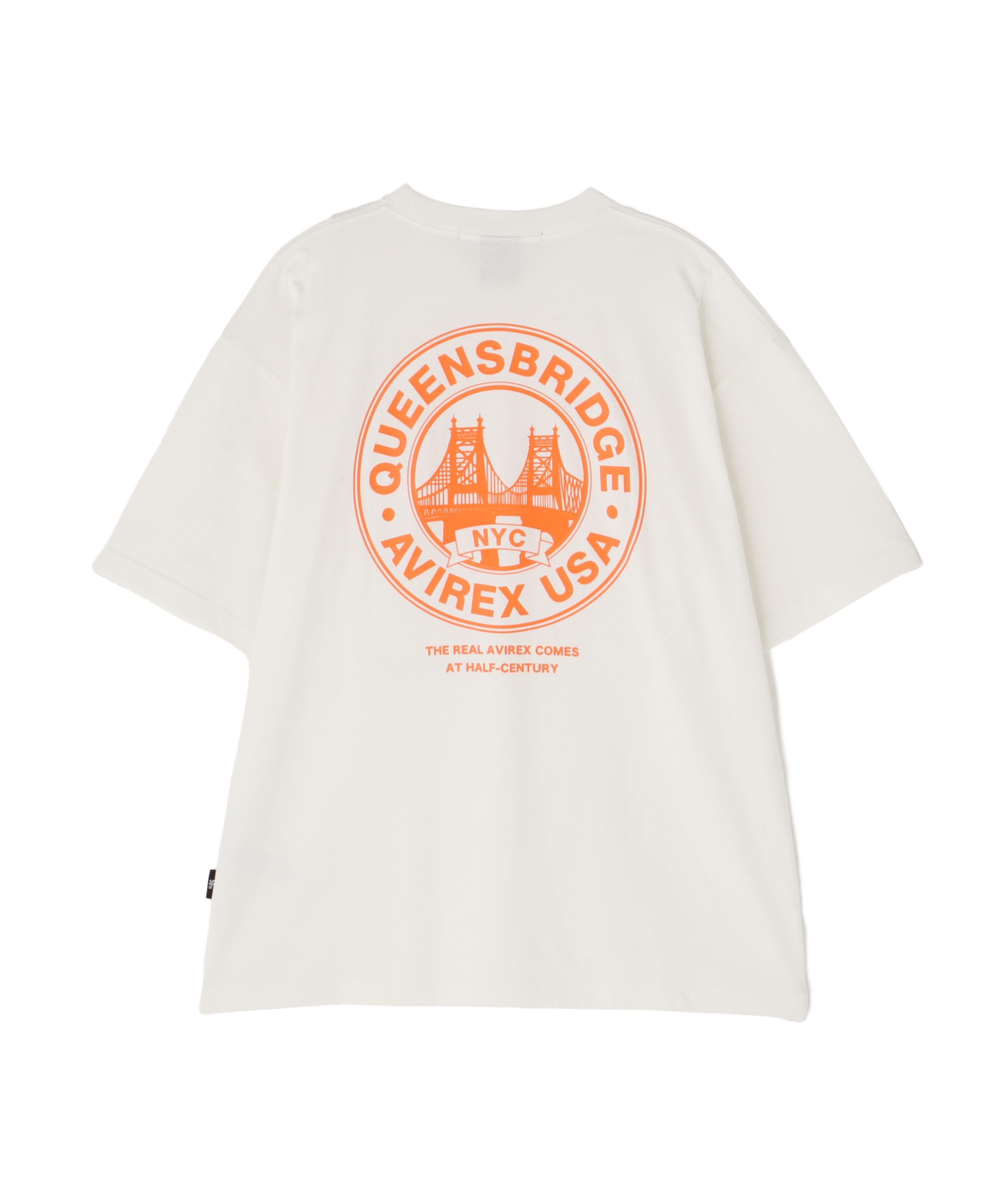 

AVIREX CIRCLE LOGO T-SHIRT QUEENS BRIDGE Men s 2XL 030 white 783-5134031