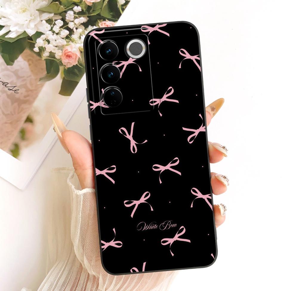 For Vivo V27 V2231 V2246 Case For Vivo V27 Pro V2230 Cover Luxury Fashion Cool Kawaii Cute Painted Silicone Casing