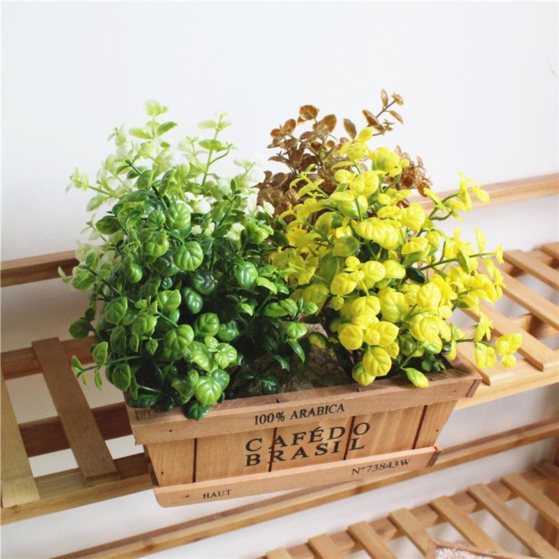 

1Pc Artificial Simulation Green Plant Plastic Fake DIY Garden Landscape Home Decoration Accessories