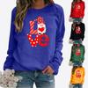 Women's Imitation Fashion Valentine's Day Print Pattern Long-sleeved T-shirt