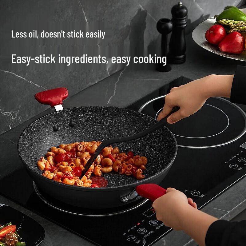 SUPOR 34cm Non-stick Wok with Maifan Stone Coating