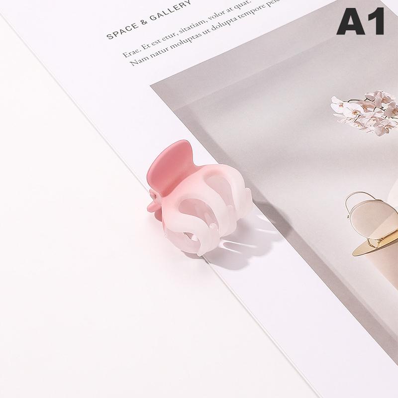 Cherry Blossom Hair Clip Frosted Grab Clip Fresh Versatile Shark Clip Pan Hair Grab Jewelry